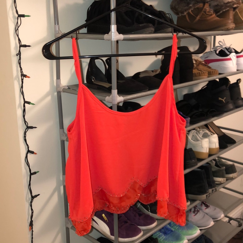 Crop “going out” tank top